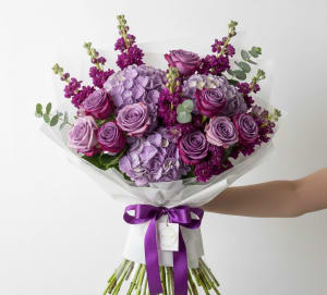 Pretty in purple EBF-648 Flower Bouquet