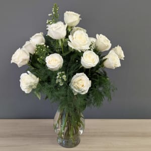 Roses White Flower Bouquet