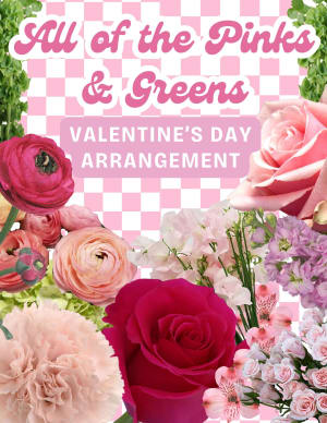 Pink and Green Designer's Choice-Valentine's