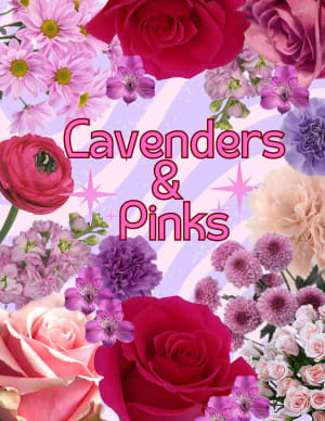 Lavender and Pink Designer's Choice-Valentine's