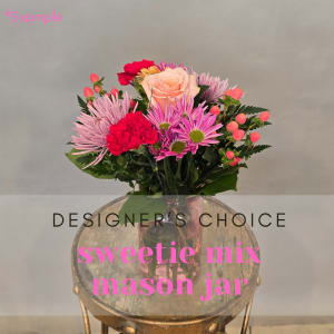 MASON JAR ASORTMENT - DESIGNER'S CHOICE Flower Bouquet