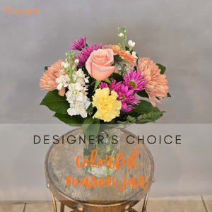 MASON JAR ASORTMENT - DESIGNER'S CHOICE Flower Bouquet