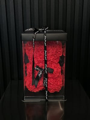 Rose Bear Red Flower Bouquet