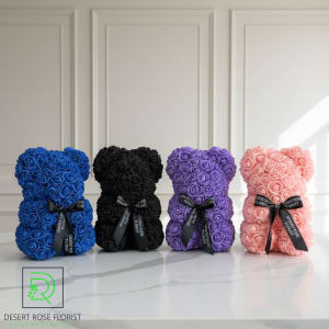 Mini Chubby Foam Rose Bear