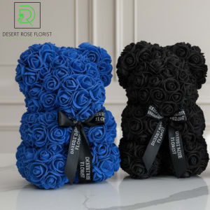 Mini Chubby Foam Rose Bear