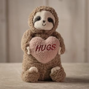 10" Furry Val Trio Flower Bouquet