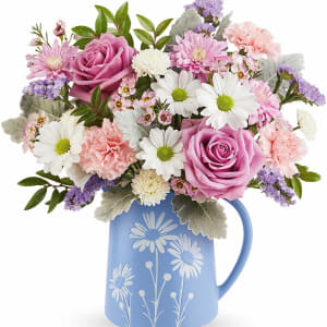 Pastel Meadow Flower Bouquet