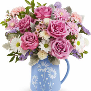 Pastel Meadow Flower Bouquet