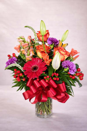 Anniversary & I love you Flower Bouquet