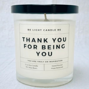 Be Light Candles Flower Bouquet