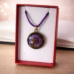 Resin Necklace Flower Bouquet