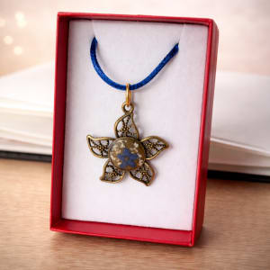 Resin Necklace Flower Bouquet