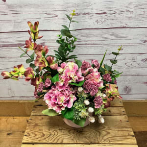 Meadow's Blush Silk (Artificial) Arrangement
