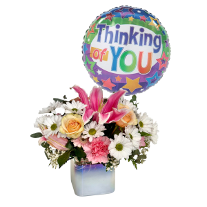 Spring Sunrise Lily & Rose Bouquet Flower Bouquet