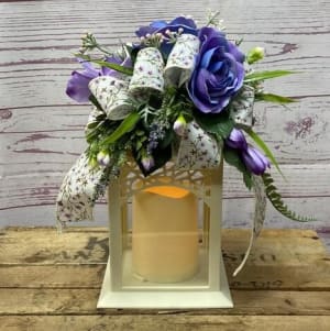 Pastel Perfection Silk (Artificial) Lanterns Flower Bouquet