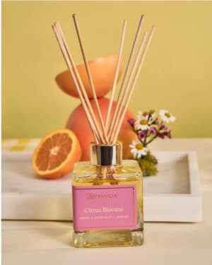 Citrus Blooms - Reed Diffuser Set Flower Bouquet