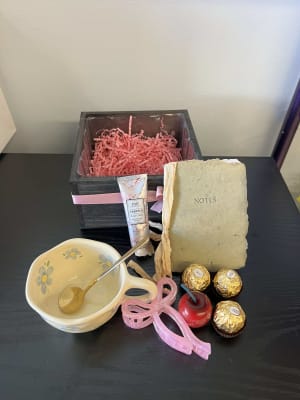 Soft Bloom Self-Care Box Flower Bouquet