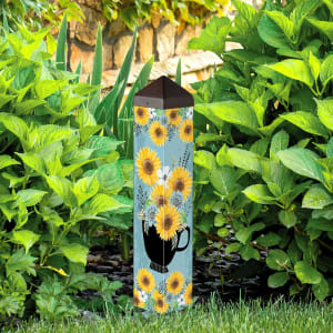 Flowery Teacup 20" Art Pole