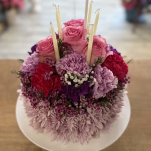Birthday Cake Flower Bouquet