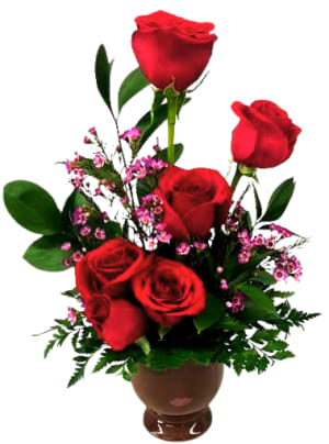 Glamour Rose Celfie (Vanilla OR Chocolate Pot) IF-5027 Flower Bouquet