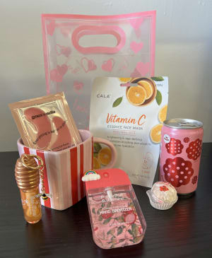 Pretty in Pink Gift Set Flower Bouquet