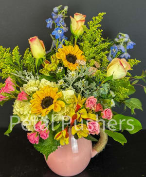 Spring Pitchers Flower Bouquet