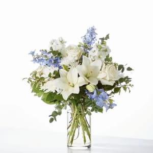 Blue Me Away Flower Bouquet