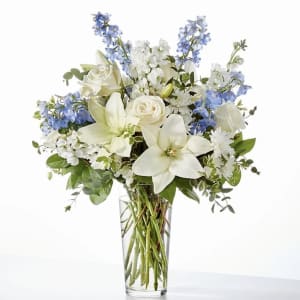 Blue Me Away Flower Bouquet
