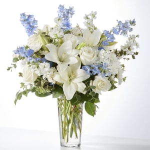 Blue Me Away Flower Bouquet