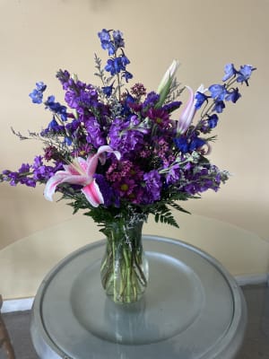 Purple Grace Flower Bouquet
