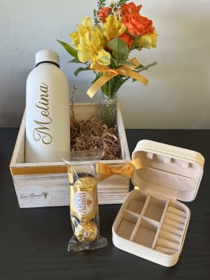 Floral & Tumbler Gift Set Flower Bouquet