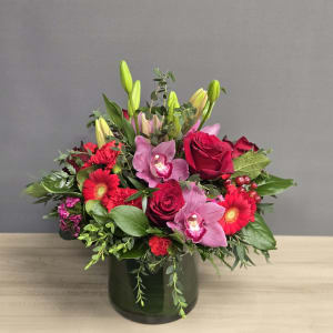 Crimson Meadow Flower Bouquet