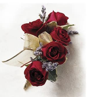 True Happiness Rose Corsage Flower Bouquet