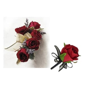 True Happiness Rose Corsage Flower Bouquet