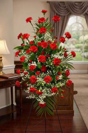 Carnation Easel Spray