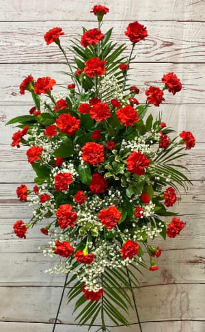 Carnation Easel Spray