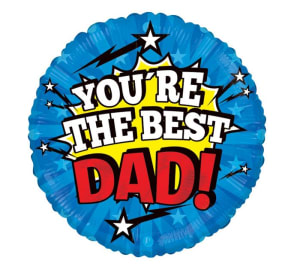 17" Father's Day Balloons Flower Bouquet