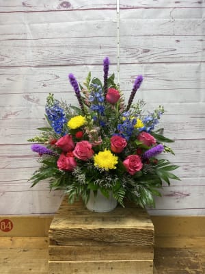 Colorful Condolences Traditional Tribute