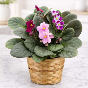 Medium Plant 6" Flower Bouquet
