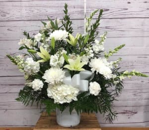 Majestic Whites Traditional Arrangement