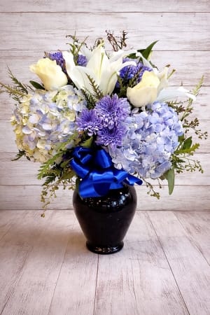 Beautiful in Blue Flower Bouquet