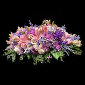 LAVENDER CASKET SPRAY Flower Bouquet