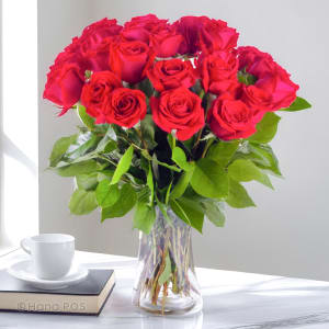 Timeless Red Roses Flower Bouquet