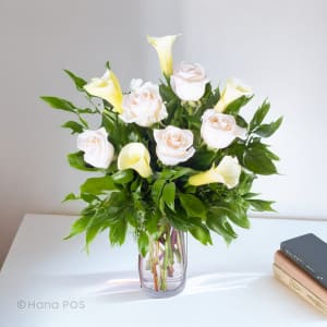 Rose & Calla Lily Bouquet Flower Bouquet