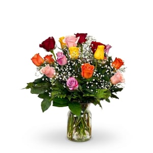 I'm Yours Two Dozen Coloured Roses Flower Bouquet
