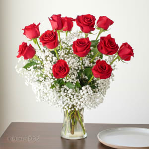 Red Rose Classic Tradition Flower Bouquet