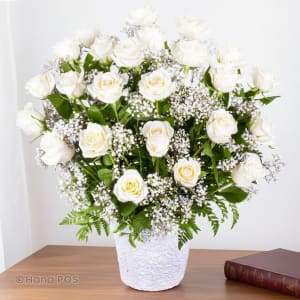 Snow White Flower Bouquet