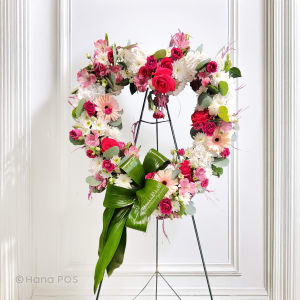 Beautiful Heart Flower Bouquet