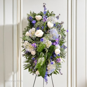 Peaceful Repose Standing Spray Flower Bouquet