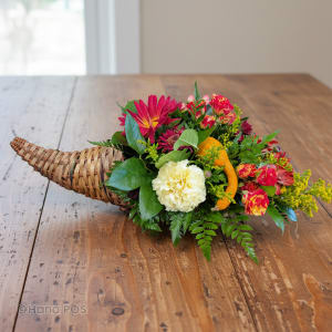 Thanksgiving Centerpiece Flower Bouquet